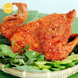 Gà nướng muối ớt ngũ vị