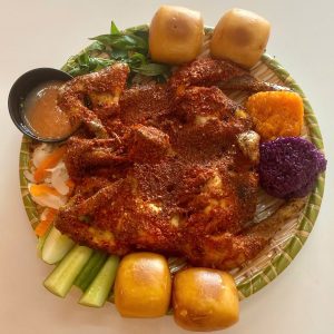 Gà nướng muối ớt da giòn (không cay)